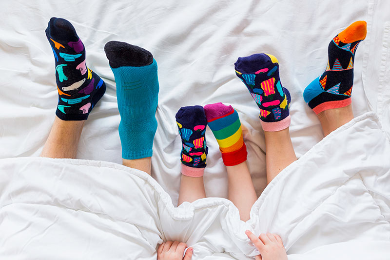 Chaussettes enfants idées